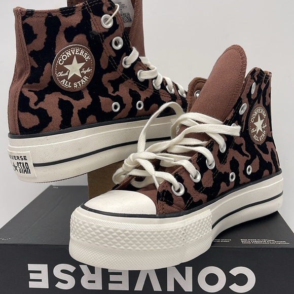 Converse WMNS CTAS LIFT HI BEAR NAP/BLACK/EGRET A12351C Platforms Sneakers - Picture 8 of 16